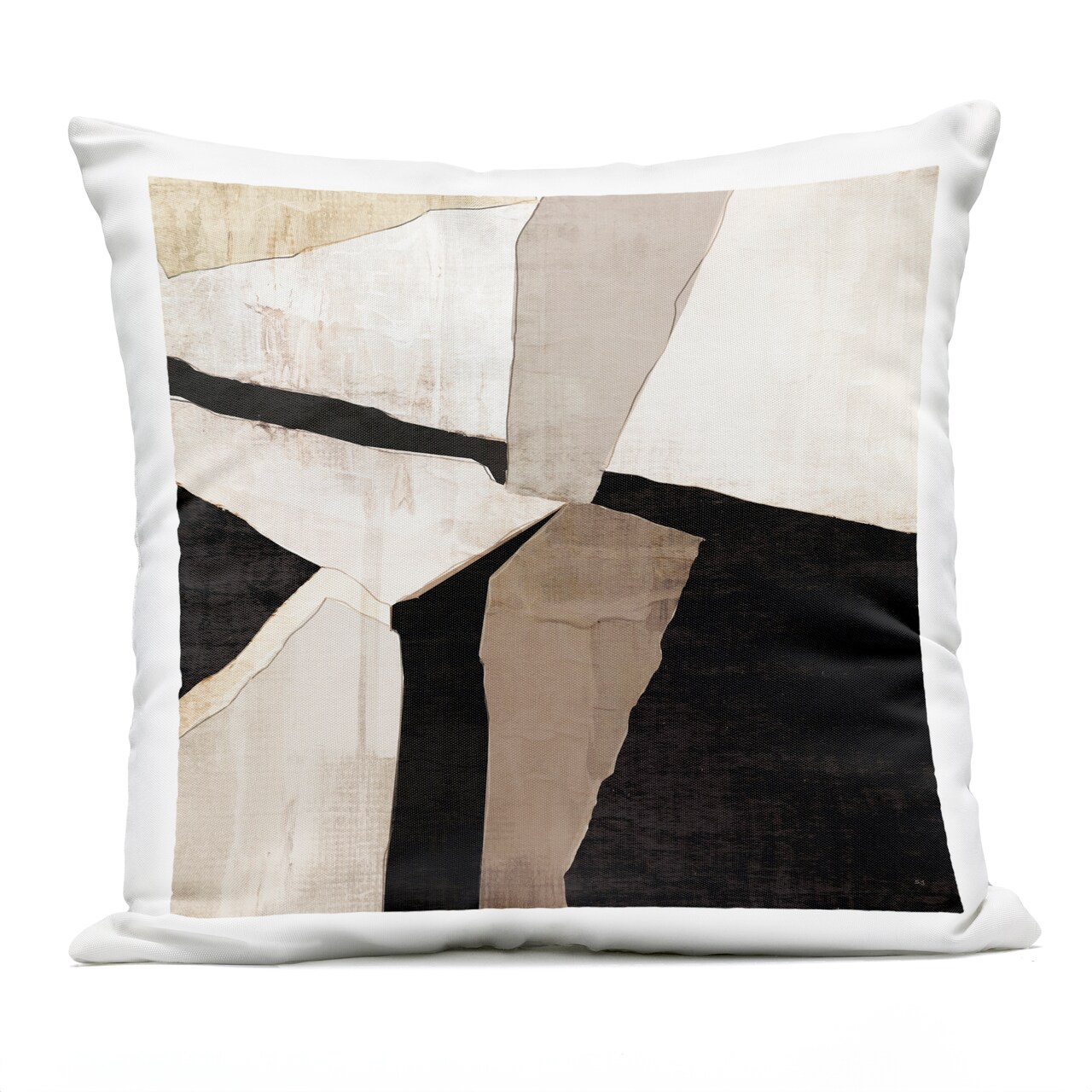 Stupell Industries Rustic Neutral Fragments Outdoor Printed Pillow, design by Susan Jill, 18 x 7 x 18